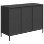 Cold-rolled black steel sideboard 101.5x39x73.5 cm by , Sideboards - Ref: Foro24-851364, Price: 235,82 €, Discount: %