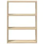 Wall shelf engineered wood oak Sonoma 43x9x60 cm by , Shelves and shelves - Ref: Foro24-860051, Price: 25,07 €, Discount: %