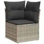 Set of 7 garden sofas with cushions PE rattan light gray by , Garden sets - Ref: Foro24-3326753, Price: 630,24 €, Discount: %