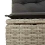 Set of 7 garden sofas with cushions PE rattan light gray by , Garden sets - Ref: Foro24-3326753, Price: 630,24 €, Discount: %