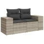 Set of garden sofas and cushions 5 pcs synthetic rattan light gray by , Garden sets - Ref: Foro24-3326793, Price: 469,84 €, D...