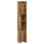 Badezimmerschrank aus gealtertem Holzwerkstoff 30x30x183,5 cm von , Badezimmermöbel - Ref: Foro24-856064, Preis: 86,73 €, Rab...