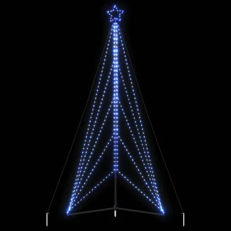 Christbaumbeleuchtung 615 blau LED 404,5 cm | Foro24|Onlineshop| Casa, Jardín y Más Foro24.es