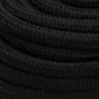 Black polyester work rope 25 mm 25 m by , Ropes and metal cords - Ref: Foro24-152843, Price: 80,32 €, Discount: %