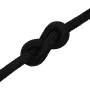 Black polyester work rope 25 mm 25 m by , Ropes and metal cords - Ref: Foro24-152843, Price: 80,32 €, Discount: %