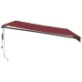 Toldo retráctil automático con LEDs burdeos 450x350 cm von , Markisen - Ref: Foro24-3215005, Preis: 611,56 €, Rabatt: %