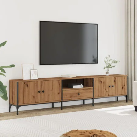 Mueble TV cajón madera ingeniería roble artesanal 200x25x44 cm von , TV-Möbel - Ref: Foro24-857697, Preis: 122,85 €, Rabatt: %