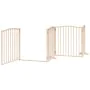 Puerta para perros plegable 4 paneles madera de álamo 320 cm de , Casetas y cercados para perros - Ref: Foro24-352211, Precio...