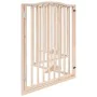 Puerta para perros plegable 4 paneles madera de álamo 320 cm de , Casetas y cercados para perros - Ref: Foro24-352211, Precio...