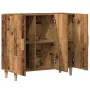 Aparador de madera de ingeniería envejecido 90x34x80 cm by , Sideboards - Ref: Foro24-856890, Price: 106,99 €, Discount: %