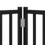 Puerta de perros plegable 15 paneles madera álamo negra 750 cm by , Dog kennels and fences - Ref: Foro24-3155714, Price: 205,...