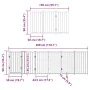 Puerta de perros plegable 15 paneles madera álamo negra 750 cm by , Dog kennels and fences - Ref: Foro24-3155714, Price: 205,...