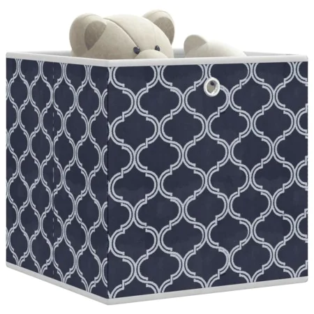 Cajas almacenaje plegables 10 uds no tejida azul 32x32x32 cm by , Storage baskets - Ref: Foro24-4018980, Price: 51,35 €, Disc...