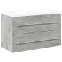 Set muebles de baño 2 piezas madera contrachapada gris hormigón von , Badezimmermöbel - Ref: Foro24-3324921, Preis: 221,83 €,...