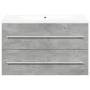 Set muebles de baño 2 piezas madera contrachapada gris hormigón by , Bathroom furniture - Ref: Foro24-3324921, Price: 221,83 ...