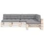 Cushions for pallet sofa 7 pieces gray by vidaXL, Cushions for chairs and sofas - Ref: Foro24-314589, Price: 217,92 €, Discou...