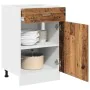 Armario inferior cajón cocina madera envejecida 50x46x81,5 cm von , Küchenschränke - Ref: Foro24-856086, Preis: 84,39 €, Raba...