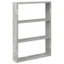 Estantería de pared madera ingeniería gris hormigón 43x9x60 cm by , Shelves and shelves - Ref: Foro24-860052, Price: 25,07 €,...