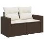 Set de sofás de jardín 9 pzas y cojines ratán sintético marrón by , Garden sets - Ref: Foro24-3326344, Price: 671,88 €, Disco...