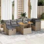 Set sofás jardín y cojines 8 pzas ratán sintético acacia beige von , Gartensets - Ref: Foro24-3327983, Preis: 569,34 €, Rabat...