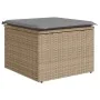 Set de sofás de jardín con cojines 9 pzas ratán sintético beige by , Garden sets - Ref: Foro24-3327300, Price: 664,58 €, Disc...