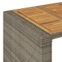 Set bar jardín cno cojines 5 pzas ratán sintético acacia gris by , Garden sets - Ref: Foro24-3328900, Price: 582,88 €, Discou...