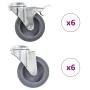 Ruedas giratorias con agujero pasador 12 unidades 75 mm by , Material handling - Ref: Foro24-277887, Price: 52,55 €, Discount: %