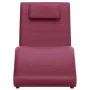 Diván con almohada de cuero sintético color vino tinto by , Daybeds - Ref: Foro24-281280, Price: 203,69 €, Discount: %