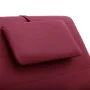 Diván con almohada de cuero sintético color vino tinto by , Daybeds - Ref: Foro24-281280, Price: 203,69 €, Discount: %