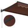 Toldo retráctil manual marrón 400x300 cm by , Awnings - Ref: Foro24-3215705, Price: 368,29 €, Discount: %