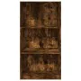 Estantería madera de ingeniería roble ahumado 60x30x114 cm by , Bookcases and shelves - Ref: Foro24-857903, Price: 57,23 €, D...