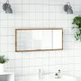 Espejo de baño LED madera ingeniería roble artisan 100x8,5x37cm by , bathroom vanities - Ref: Foro24-856276, Price: 73,22 €, ...