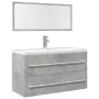 Set muebles de baño 2 piezas madera contrachapada gris hormigón von , Badezimmermöbel - Ref: Foro24-856386, Preis: 114,47 €, ...