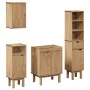 Juego de muebles de baño OTTA 4 pzas madera maciza pino von , Badezimmermöbel - Ref: Foro24-3307683, Preis: 303,03 €, Rabatt: %