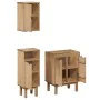 Juego de muebles de baño OTTA 4 pzas madera maciza pino von , Badezimmermöbel - Ref: Foro24-3307683, Preis: 303,03 €, Rabatt: %