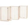 Puerta para perros plegable 9 paneles madera de álamo 450 cm by , Dog kennels and fences - Ref: Foro24-3155532, Price: 112,18...