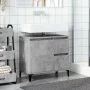 Mueble de lavabo madera ingeniería gris hormigón 65x33x60 cm von , Badezimmerwaschtische - Ref: Foro24-857122, Preis: 64,36 €...