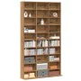 Mueble de CD madera de ingeniería roble artisan 102x23x177,5 cm by , CD and DVD storage - Ref: Foro24-855999, Price: 132,77 €...