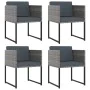 Set de muebles jardín 9 pzas con cojines ratán sintético gris de vidaXL, Conjuntos de jardín - Ref: Foro24-313100, Precio: 45...