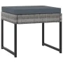 Set de muebles jardín 9 pzas con cojines ratán sintético gris de vidaXL, Conjuntos de jardín - Ref: Foro24-313100, Precio: 45...