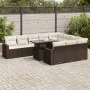 Set de sofás de jardín 11 pzas cojines ratán sintético marrón von , Gartensets - Ref: Foro24-3326394, Preis: 768,99 €, Rabatt: %