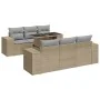 Set sofás de jardín 7 piezas y cojines ratán sintético beige von , Gartensets - Ref: Foro24-3326740, Preis: 711,75 €, Rabatt: %