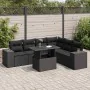 Set de sofás de jardín 7 pzas con cojines ratán sintético negro | Foro24|Onlineshop| Casa, Jardín y Más Foro24.es