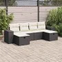 Set de sofás de jardín 6 piezas y cojines ratán sintético negro | Foro24|Onlineshop| Casa, Jardín y Más Foro24.es