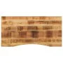 Tablero escritorio con curva madera mango rugosa 110x50x2,5 cm von , Schreibtischzubehör und Produkte - Ref: Foro24-370180, P...