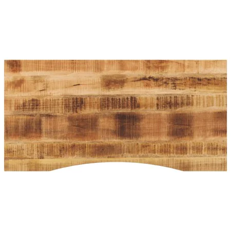 Tablero escritorio con curva madera mango rugosa 110x50x2,5 cm von , Schreibtischzubehör und Produkte - Ref: Foro24-370180, P...