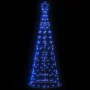 Árbol de Navidad cono de luz 200 LEDs azul 182 cm by , Christmas trees - Ref: Foro24-4016450, Price: 43,48 €, Discount: %