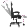 Silla gaming con reposapiés cuero sintético negro gris von , Gaming-Stühle - Ref: Foro24-3143906, Preis: 128,28 €, Rabatt: %