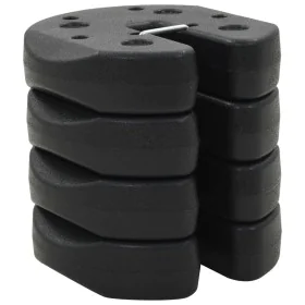 Weight plates for gazebo 4 pcs black concrete 220x50 mm by vidaXL, Weights for gazebos - Ref: Foro24-45210, Price: 35,36 €, D...