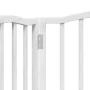 Puerta para perros plegable 3 paneles madera álamo blanca 150cm by , Dog kennels and fences - Ref: Foro24-352214, Price: 47,8...